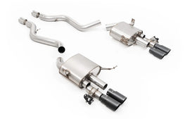 BMW E90/E92 M3 - V2 Valved System with Cerakote Black Tips