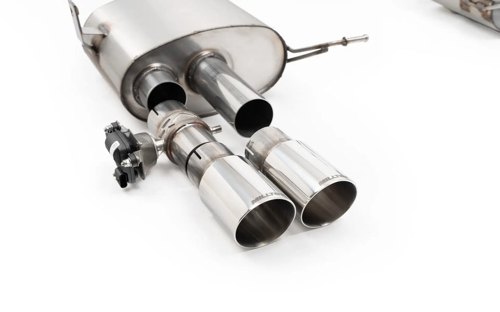BMW E90/E92 M3 - V2 Valved System with Polished Tips