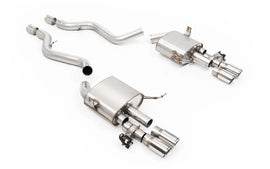 BMW E90/E92 M3 - V2 Valved System with Polished Tips