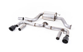 VW Beetle 2.0 TSI (A5 Chassis) - Non-Resonated (Louder) Cat-Back Exhaust System with Cerakote Black Tips