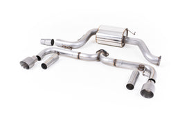 VW Beetle 2.0 TSI (A5 Chassis) - Non-Resonated (Louder) Cat-Back Exhaust System with Titanium Tips