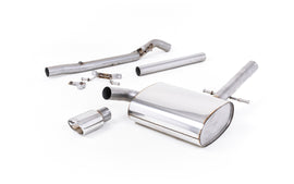VW Corrado VR6 (1988 - 1991) - Non-Resonated (Louder) Cat-Back Exhaust System with Polished Oval Tip