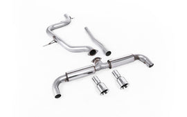 VW Golf GTD Mk6 TDI 170PS - DPF-Back Exhaust System with Polished Dual GT100 Tips (GTI Style)