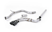Load image into Gallery viewer, VW Golf GTD Mk7 - Non-Resonated (Louder) Cat-Back Exhaust System with Cerakote Black Tips