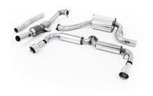 Load image into Gallery viewer, VW Golf GTI MK6/Scirocco R - Resonated (Quieter) Turbo-Back Exhaust System with Hi-Flow Sports Catalyst &amp; Dual GT100 Trims