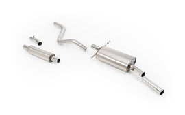VW Golf GTI Mk1 Cab - Resonated (Quieter) Downpipe-Back System with OE+ Style Polished Tip