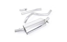 VW Golf GTI Mk1 - Non-Resonated (Louder) Downpipe-Back Exhaust System with Polished Tip