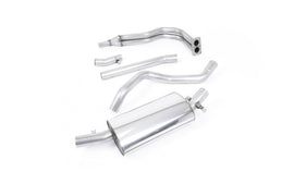 VW Golf GTI Mk1 - Non-Resonated (Louder) Manifold-Back Exhaust System with Polished Tip (For OE Manifold)