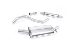 VW Golf GTI Mk1 - Resonated (Quieter) Downpipe-Back Exhaust System with Polished Tip
