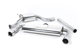 VW Golf GTI Mk7 Resonated (Quieter) Cat-Back Exhaust System with Polished Tips