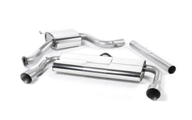 VW Golf GTI Mk7 Resonated (Quieter) Cat-Back Exhaust System with Titanium Tips
