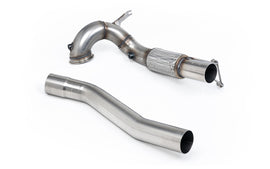 VW Golf GTI Mk8 - 94mm / 3.7inch ID Turbo Outlet to 80mm / 3.15inch Downpipe with Decat (For Milltek Cat-Back)