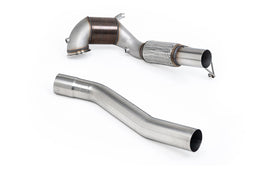 VW Golf GTI Mk8 - Large-bore Downpipe and Hi-Flow Race Cat (For Milltek Cat-Back)