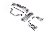 Load image into Gallery viewer, VW Golf GTI Mk8 - Particulate Filter-Back - Golf R Style - Road+ with Polished Tips