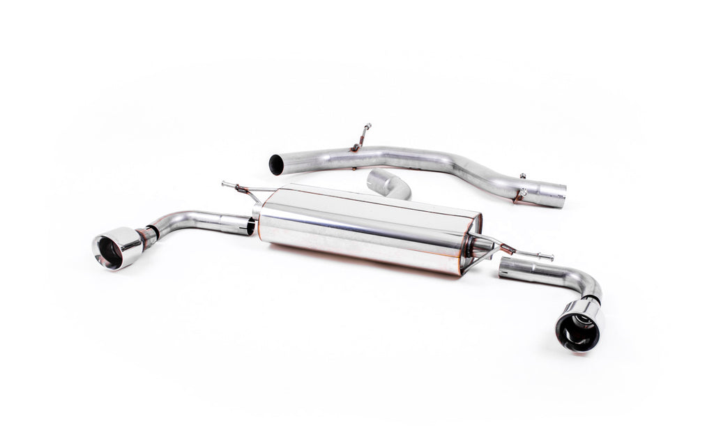 VW Golf GTi Mk6 - Non-Resonated (Louder) Cat-Back Exhaust System with Dual GT100 Trims