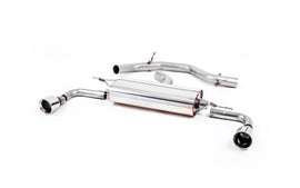 VW Golf GTi Mk6 - Non-Resonated (Louder) Cat-Back Exhaust System with Dual GT100 Trims
