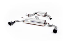 Load image into Gallery viewer, VW Golf GTi Mk6 - Resonated (Quieter) Cat-Back Exhaust System with Black GT100 Trims