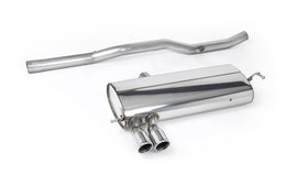 VW Golf MK4 4-Motion V6 - Non-Resonated (Louder) Cat-Back Exhaust System with Twin Polished Trims