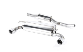 VW Golf MK4 R32 - Resonated (Quieter) Cat-Back Exhaust System with Polished Trims