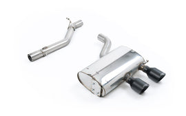 VW Golf MK5 R32 3.2 V6 - Non-Resonated (Louder) Cat-Back Exhaust System with Cerakote Black Trims