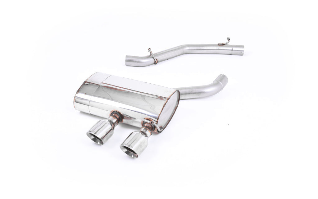 VW Golf MK5 R32 3.2 V6 - Non-Resonated (Louder) Cat-Back Exhaust System with Dual GT100 Trims