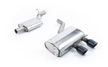 Load image into Gallery viewer, VW Golf MK5 R32 3.2 V6 - Resonated (Quieter) Cat-Back Exhaust System with Cerakote Black Trims