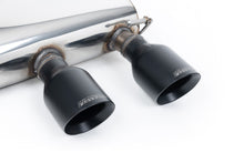 Load image into Gallery viewer, VW Golf MK5 R32 3.2 V6 - Resonated (Quieter) Cat-Back Exhaust System with Cerakote Black Trims