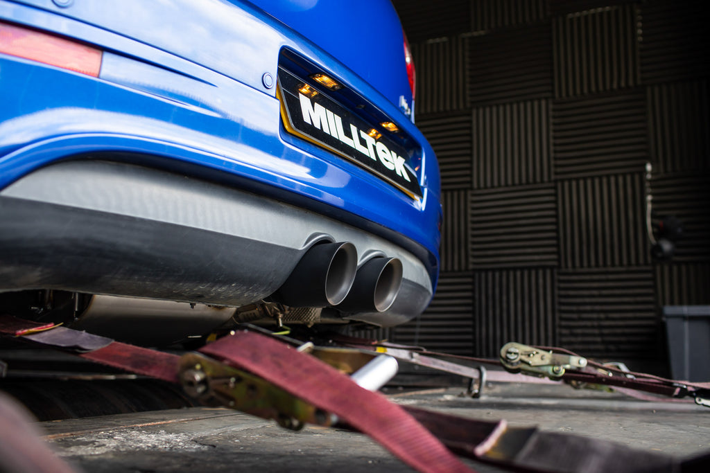 VW Golf MK5 R32 3.2 V6 - V2 3" Valved System with Cerakote Black Tips