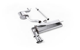 VW Golf MK7.5 1.5TSI Evo GT & R-Line - Resonated (Quieter) Cat-Back Exhaust System with Polished Trims (GTD Style)
