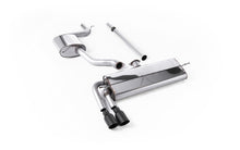 Load image into Gallery viewer, VW Golf MK7.5 1.5TSI Evo GT &amp; R-Line - Resonated (Quieter) Cat Back Exhaust System with Cerakote Black Trims (GTD Twin Outlet Style)