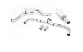 VW Golf MK7.5 GTI (Incl Performance Pack) - Road+ Cat-Back Exhaust System with GT-100 Polished Trims