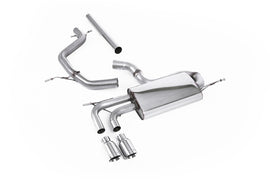 VW Golf Mk5 2.0 TDI 140PS - Non-Resonated (Louder) Cat-Back Exhaust System with Polished Tips (For GTI Valance)