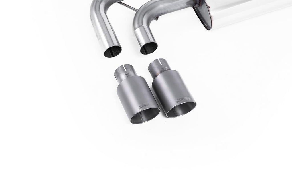 VW Golf Mk5 2.0 TDI 140PS - Non-Resonated (Louder) Cat-Back Exhaust System with Titanium Tips (For GTI Valance)