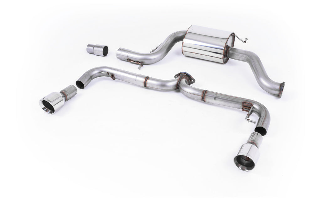 VW Golf Mk6 GTi Edition 35 - Non-Resonated (Louder) Cat-Back Exhaust System with Polished Trims