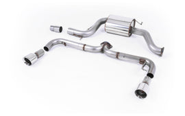 VW Golf Mk6 GTi Edition 35 - Non-Resonated (Louder) Cat-Back Exhaust System with Polished Trims
