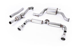 VW Golf Mk6 GTi Edition 35 - Resonated (Quieter) Turbo-Back Exhaust System with Hi-Flow Sports Catalyst & Polished Trims