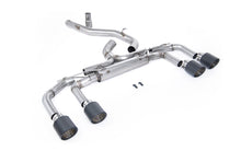 Load image into Gallery viewer, VW Golf R MK8/MK8.5 - 80mm Systems Non Valved with Carbon Tips (Race System - Loudest)