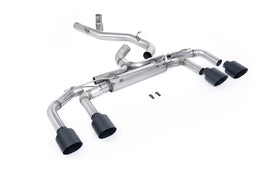 VW Golf R MK8/MK8.5 - 80mm Systems Non Valved with Cerakote Tips (Race System - Loudest)