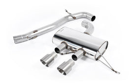 VW Golf R Mk6 - Non-Resonated (Louder) Cat-Back Race Exhaust System with Titanium Tips