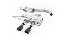 Load image into Gallery viewer, VW Golf R Mk6 - Resonated (Quieter) Cat-Back Race Exhaust System with Cerakote Black Tips