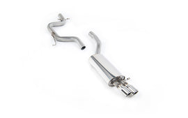 VW Jetta MK5 GLI 2.0T FSI - Non-Resonated (Louder) Cat-Back Exhaust System with Twin JET Trims