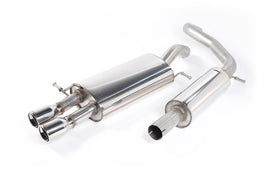 VW Polo GTI 1.8T - Resonated (Quieter) Cat-Back Exhaust System with Twin JET Trims