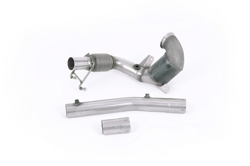 VW Polo GTI 2.0 TSI (AW - 5 Door/Pre Facelift/GPF Models) - Non-Resonated (Louder) Downpipe with Hi-Flow Sports Cat - For Milltek Cat-Back
