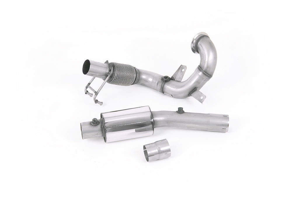 VW Polo GTI 2.0 TSI (AW - 5 Door/Pre Facelift/GPF Models) - Resonated (Quieter) Downpipe &amp; De-Cat - For OE Cat-Back