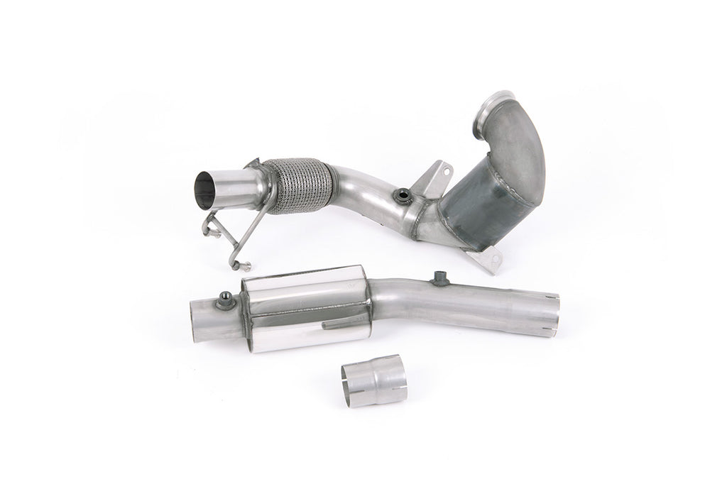 VW Polo GTI 2.0 TSI (AW - 5 Door/Pre Facelift/GPF Models) - Resonated (Quieter) Downpipe with Hi-Flow Sports Cat - For OE Cat-Back