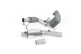 VW Polo GTI 2.0 TSI (AW - 5 Door/Pre Facelift/GPF Models) - Resonated (Quieter) Downpipe with Hi-Flow Sports Cat - For Milltek Cat-Back
