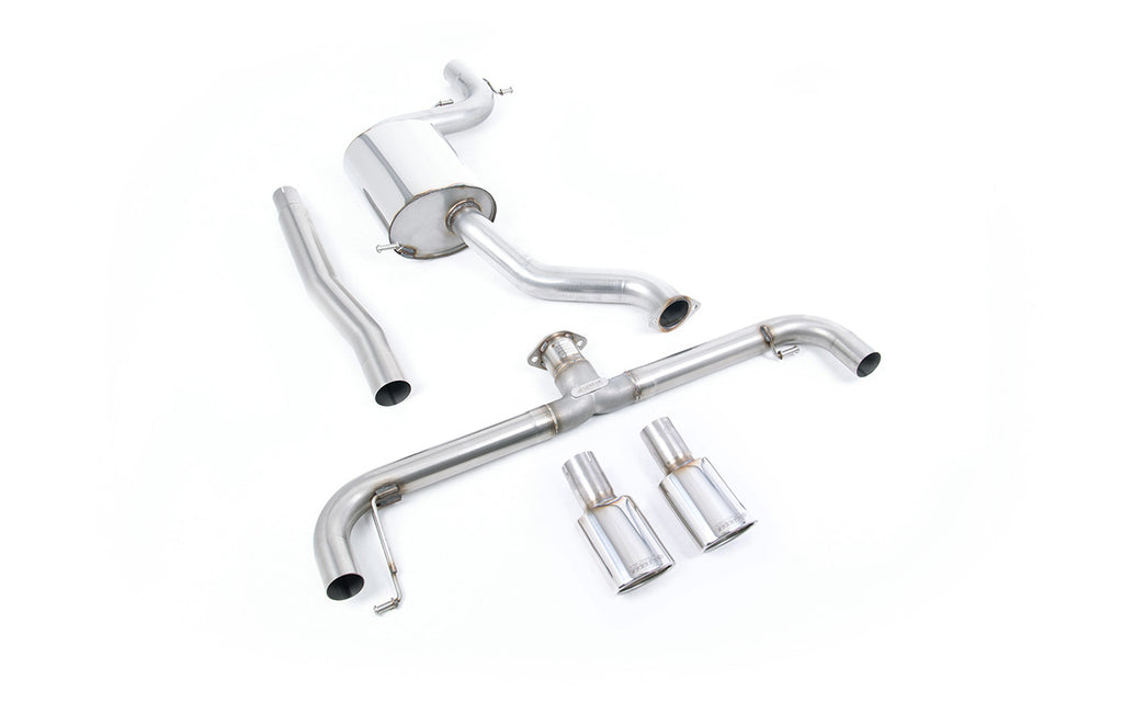 VW Scirocco R - Non-Resonated (Louder) Cat-Back Exhaust System with Polished Oval Tips