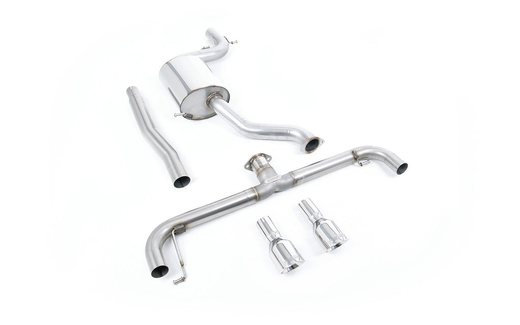 VW Scirocco R - Non-Resonated (Louder) Cat-Back Exhaust System with Polished Tips