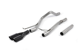 VW T5/T6 LWB - Non-Resonated (Louder) DPF-Back Exhaust System with Twin Black Oval Outlets