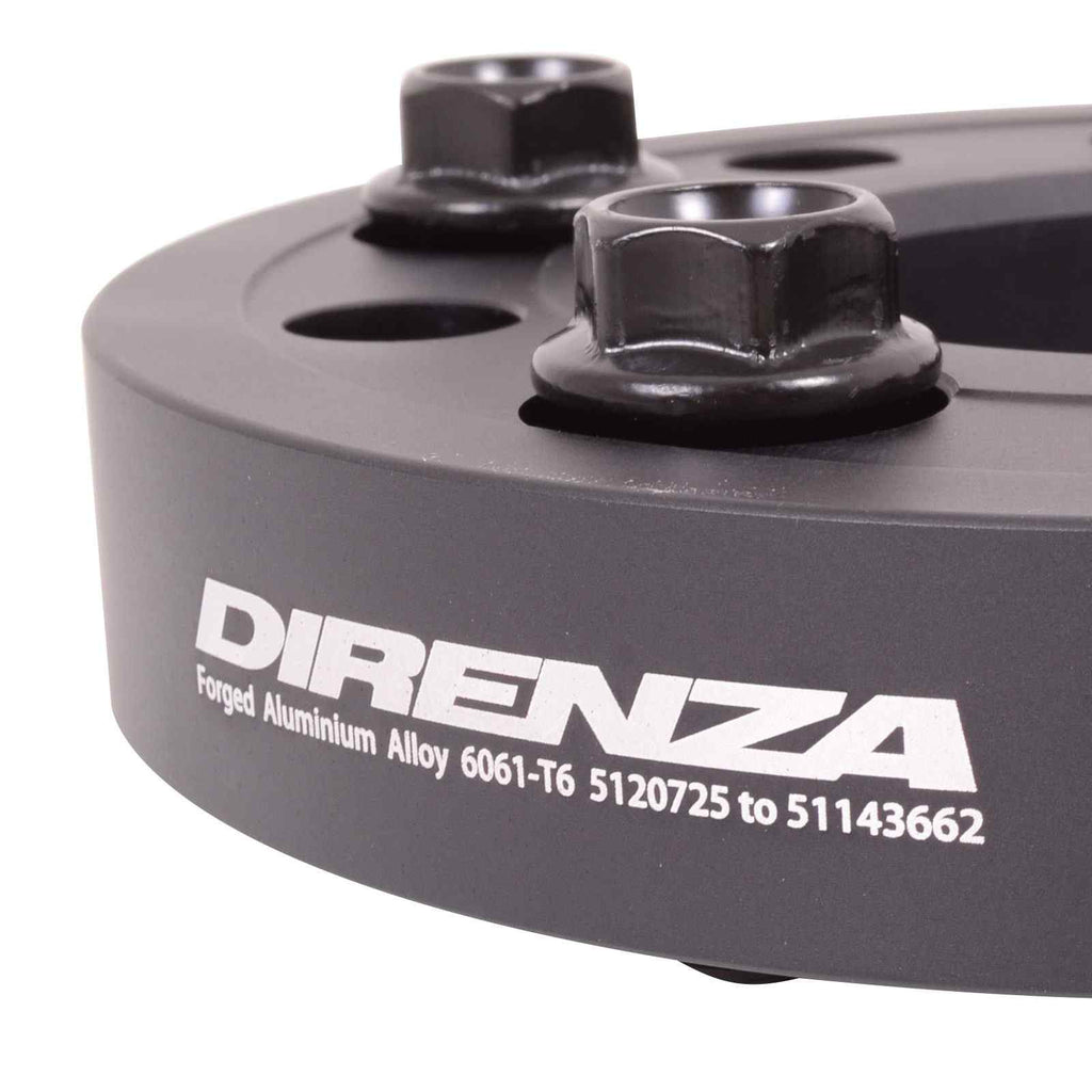Direnza BMW to Skoda - 25mm Wheel Spacer PCD Adapters - Pair - 5x120-5x112